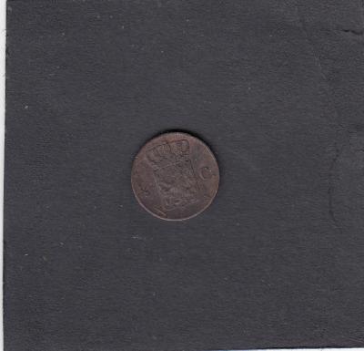 Beschrijving: 1/2 Cent WILLEM III